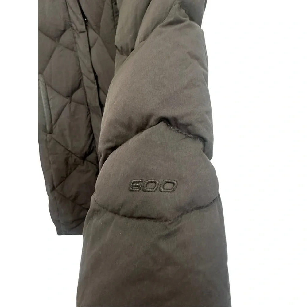 [SOLD] The North Face 600 Goose Down Jacket Women x-small Black Long Puffer Coat - Picture 2 of 7